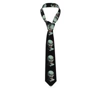 YYHWHJDE The cruel demon Pattern Men's tie classic style suit cravat suitable for holidays and work