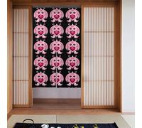YYHWHJDE The cute little devil with big eyes Pattern Curtain 2 Pcs Spliced 34x56in Good Drape, Smooth and Not Easily Wrinkled, Fabric curtains, room dividers