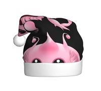 YYHWHJDE The cute little devil with big eyes Prints Christmas Hat for Adult Making It a Fun and Durable Gift for Men and Women