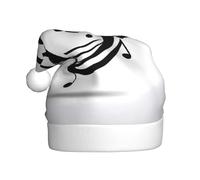 YYHWHJDE The dance of musical symbols Pattern Christmas Hat for Adult quality festive accessory crafted soft, lightweight