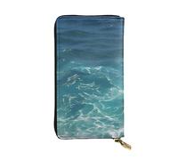 YYHWHJDE The Deep Ocean Picture Quality Leather Long Clutch Wallet Designed for Fashion Girls and Women Stylish 7.48 x 4.13 in
