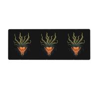 YYHWHJDE The Devil with Hair Like Tree Roots Picture Extra Large Mouse pad, Computer Office Anti Slip Gaming Keyboard Thickened Version 12x31.5in