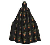 YYHWHJDE The devil with hair like tree roots Prints Halloween Adult Hooded Cloak for Parties and Costumes