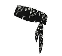YYHWHJDE The devil's footprints Prints Sports Double-Sided Headscarf Quick Drying, Moisture Wicking for Women, Girls, and Men