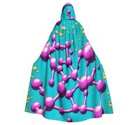 YYHWHJDE The dopamine link Printed Halloween Adult Hooded Cloak No Zipper, Comfortable & Durable for Role-Playing