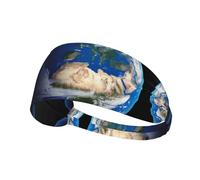 YYHWHJDE The Earth of Hope Picture Sports Headband for Women Sweat Proof Bandeau Summer Elastic Band