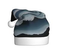 YYHWHJDE The endless sea Prints Christmas Hat for Adult quality festive accessory crafted soft, lightweight