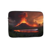 YYHWHJDE The erupting Kilauea Volcano Picture Shockproof Portable Laptop Sleeve Case 12 inch for Men and Women Business Travel, School, and Office Daily Use