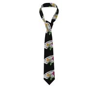 YYHWHJDE The first romance in the morning Pattern Men's tie classic style suit cravat suitable for holidays and work