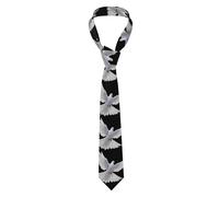 YYHWHJDE The flawless white pigeon Pattern Men's tie classic style suit cravat suitable for holidays and work