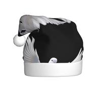 YYHWHJDE The flawless white pigeon Printing Christmas Hat Durable for Adult for Halloween, Christmas, New Year
