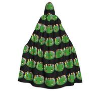 YYHWHJDE The friend who spins in circles Prints Halloween Adult Hooded Cloak for Parties and Costumes