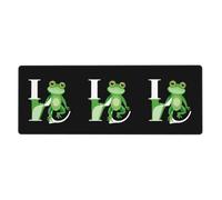 YYHWHJDE The Frog Prince Who Said He Loved You Pattern Extra Large Mouse Pad, Computer Office Anti Slip Gaming Keyboard Thickened Version 12x31.5in