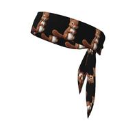YYHWHJDE The gentle little squirrel Prints Sports Double-Sided Headscarf Quick Drying, Moisture Wicking for Women, Girls, and Men