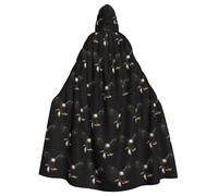 YYHWHJDE The heroic eagle Pattern Halloween Adult Hooded Cloak for various party and carnival settings