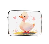 YYHWHJDE The Kind Little White Duck Prints Protective Shockproof Portable Laptop Sleeve Case 10 inch for Men and Women Business Travel, and Office Daily Use