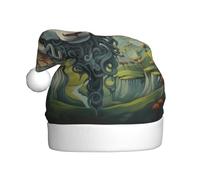 YYHWHJDE The leader of the valley Prints Christmas Hat for Adult quality festive accessory crafted soft, lightweight