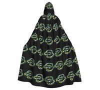 YYHWHJDE The lingering flower snake Prints Halloween Adult Hooded Cloak for Parties and Costumes