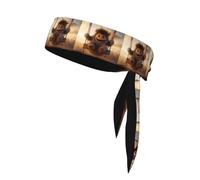 YYHWHJDE The little monster on the swing Pattern Sports Double-Sided Headscarf Quick Drying, Moisture Wicking for Women, Girls, and Men