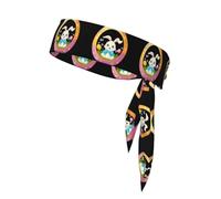 YYHWHJDE The little rabbit in the gorgeous easter egg Prints Sports Double-Sided Headscarf Quick Drying, Moisture Wicking for Women, Girls, and Men