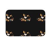 YYHWHJDE The Little Witch in The Flowers Picture Crystal Velvet Lock Edge Floor mat, Bedroom Carpet, Parlor, Dormitory Home Decoration