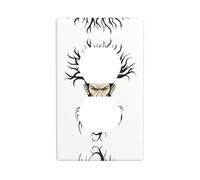 YYHWHJDE The Obsessed Grandpa Picture Double Socket Wall Panel Electrical Socket Cover Plate is Shatter Resistant and Durable 4.5x2.76in