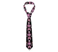 YYHWHJDE The Skeleton that Controls Desire Pattern Men's tie classic style suit cravat suitable for holidays and work