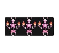 YYHWHJDE The Skeleton That Controls Desire Picture Extra Large Mouse pad, Computer Office Anti Slip Gaming Keyboard Thickened Version 12x31.5in