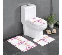 YYHWHJDE The Skeleton That Controls Desire Picture Three Piece Set of Bathroom Floor mats, Bathroom Shower mats, Anti Slip Quick Drying