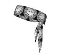 YYHWHJDE The smile of the end of the world Prints Sports Double-Sided Headscarf Quick Drying, Moisture Wicking for Women, Girls, and Men