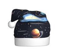 YYHWHJDE The Solar Family Prints Christmas Hat for Adult quality accessory soft, lightweight, and fluffy