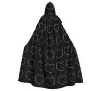 YYHWHJDE The stars say I love you Prints Halloween Adult Hooded Cloak for Parties and Costumes