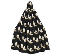 YYHWHJDE The story of flowers and high heels Prints Halloween Adult Hooded Cloak for Parties and Costumes