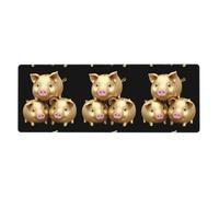 YYHWHJDE The Three Little Pigs Pattern Extra Large Mouse Pad, Computer Office Anti Slip Gaming Keyboard Thickened Version 12x31.5in