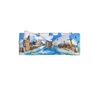 YYHWHJDE The World Famous Buildings Prints Baby Bow Headband - Soft & Stretchy Newborn Throw for Cute Baby Girls 0-6 Months