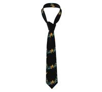 YYHWHJDE thorn butterfly Pattern Men's tie classic style suit cravat suitable for holidays and work