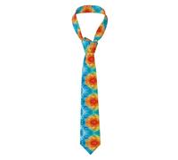 YYHWHJDE tie dye Prints Men's tie classic style suit cravat suitable for holidays and work