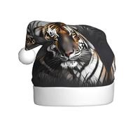 YYHWHJDE Tiger at rest Prints Christmas Hat for Adult Making It a Fun and Durable Gift for Men and Women
