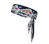 YYHWHJDE Tiger cubs in the clouds Prints Sports Double-Sided Headscarf Quick Drying, Moisture Wicking for Women, Girls, and Men