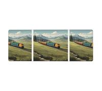 YYHWHJDE Train Running on The Grassland Prints Extra Large Mouse pad Mousepad Computer Office Gaming Keyboard Thickened Version 12x31.5in