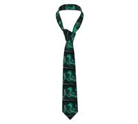 YYHWHJDE Traveling Magic Shoes Pattern Men's Necktie for Business, Daily Wear, Work, Birthdays, Weddings, Parties, Banquets Easy Care 57X3.1 In