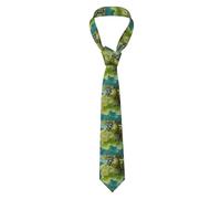 YYHWHJDE Tsingtis in the water Prints Men's Necktie Soft & Comfortable, Non-Deforming, Fade-Resistant, Durable (57X3.1 inch)