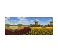 YYHWHJDE Tulips Field Extra Large Desk Throw