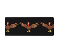 YYHWHJDE Turkey Spreading its Wings Prints Extra Large Mouse pad Mousepad Computer Office Gaming Keyboard Thickened Version 12x31.5in
