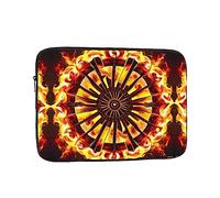 YYHWHJDE Turning The Flame Printing Portable Laptop Sleeve Case 15 inch Shockproof Bag for Men and Women Business Travel, and Office Daily Use