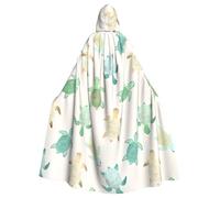 YYHWHJDE Turtle write Prints Hooded Cloak - Oversized Costume Throw, Soft Cosplay Layer