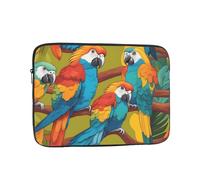 YYHWHJDE Two Colored Parrots Picture Shockproof Portable Laptop Sleeve Case 13 inch for Men and Women Business Travel, School, and Office Daily Use