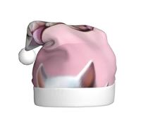 YYHWHJDE Two sleeping kittens Prints Christmas Hat for Adult Making It a Fun and Durable Gift for Men and Women