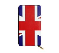 YYHWHJDE UK Flag Picture Quality Leather Long Clutch Wallet Designed for Fashion Girls and Women Stylish 7.48 x 4.13 in