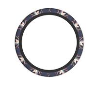 YYHWHJDE Unicorn Clover Prints Quality Steering Wheel Grip - Quality Neoprene Cover for Universal Vehicle Protection